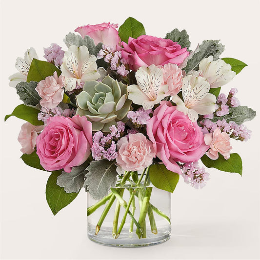 Dusty Rose Bouquet –  Gathered Blooms By Emily, Fairburn GA