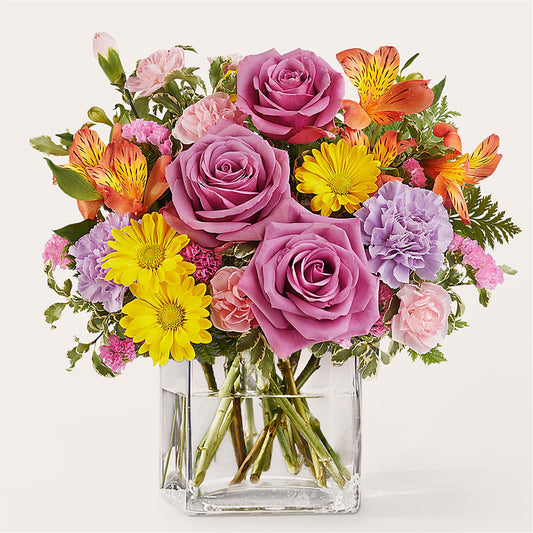 Shades of Happiness Bouquet –  Gathered Blooms By Emily, Fairburn GA