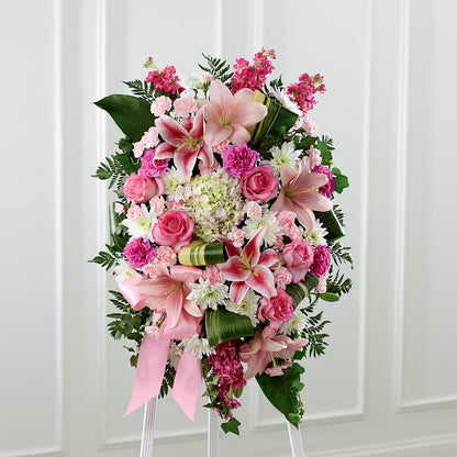 Comforting Standing Spray –  Gathered Blooms By Emily, Fairburn GA