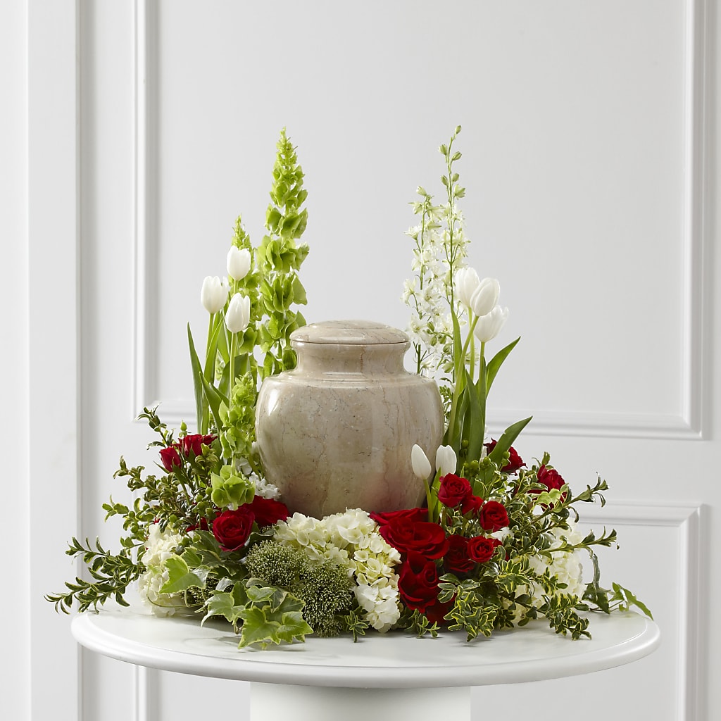Tears of Comfort Arrangement –  Gathered Blooms By Emily, Fairburn GA