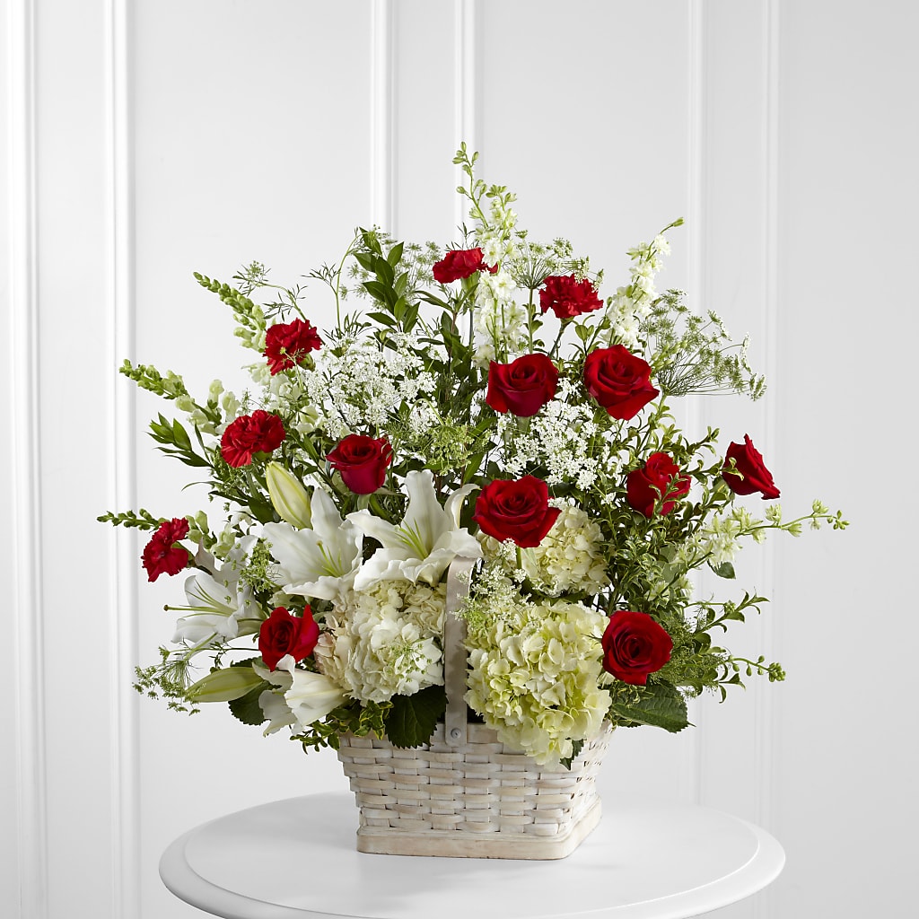 In Loving Memory Arrangement –  Gathered Blooms By Emily, Fairburn GA
