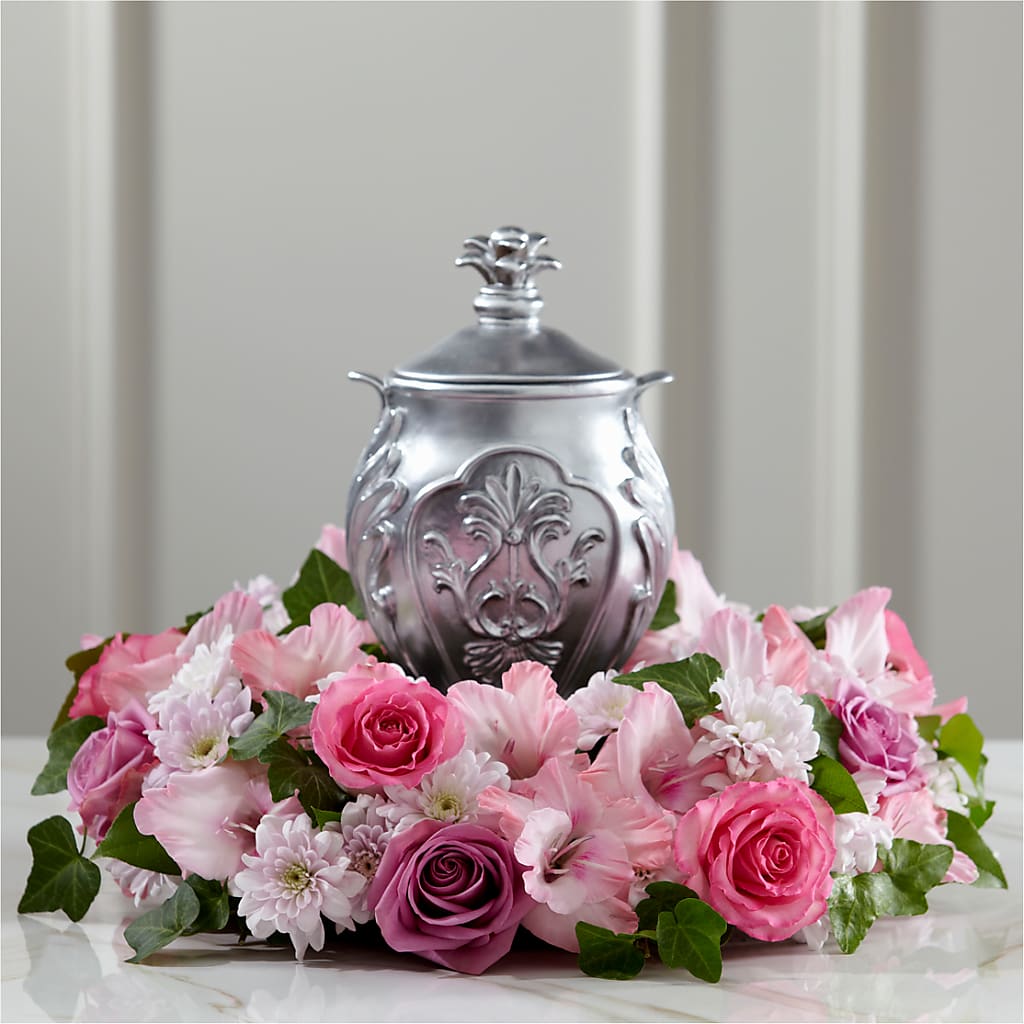 Glorious Tribute Arrangement  –  Gathered Blooms By Emily, Fairburn GA