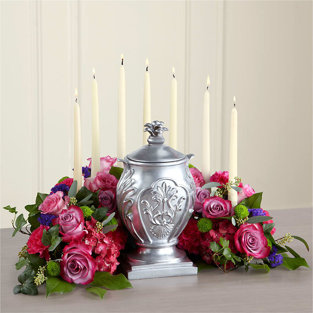Peaceful Thoughts Arrangement –  Gathered Blooms By Emily, Fairburn GA