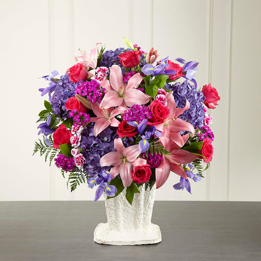 We Fondly Remember Arrangement –  Gathered Blooms By Emily, Fairburn GA