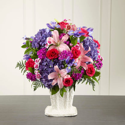 We Fondly Remember Arrangement –  Gathered Blooms By Emily, Fairburn GA
