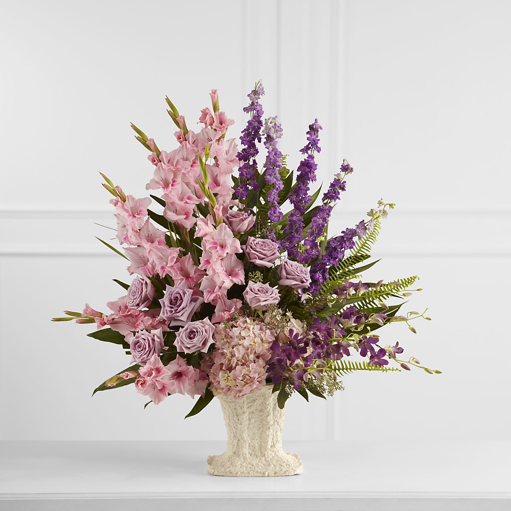 Flowing Garden Arrangement –  Gathered Blooms By Emily, Fairburn GA