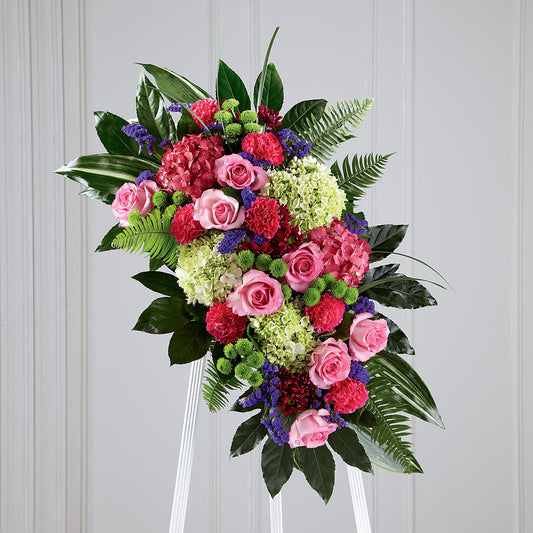 Refreshing Mix Standing Spray –  Gathered Blooms By Emily, Fairburn GA