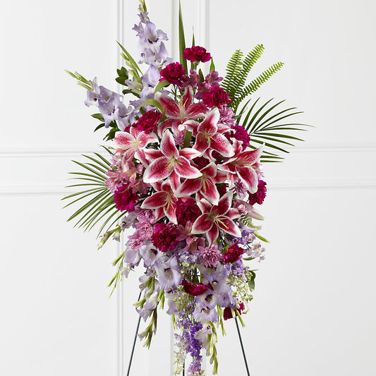 Tender Touch Standing Spray –  Gathered Blooms By Emily, Fairburn GA