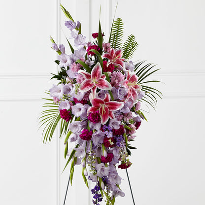 Tender Touch Standing Spray –  Gathered Blooms By Emily, Fairburn GA