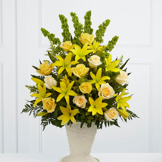 Golden Memories Arrangement –  Gathered Blooms By Emily, Fairburn GA