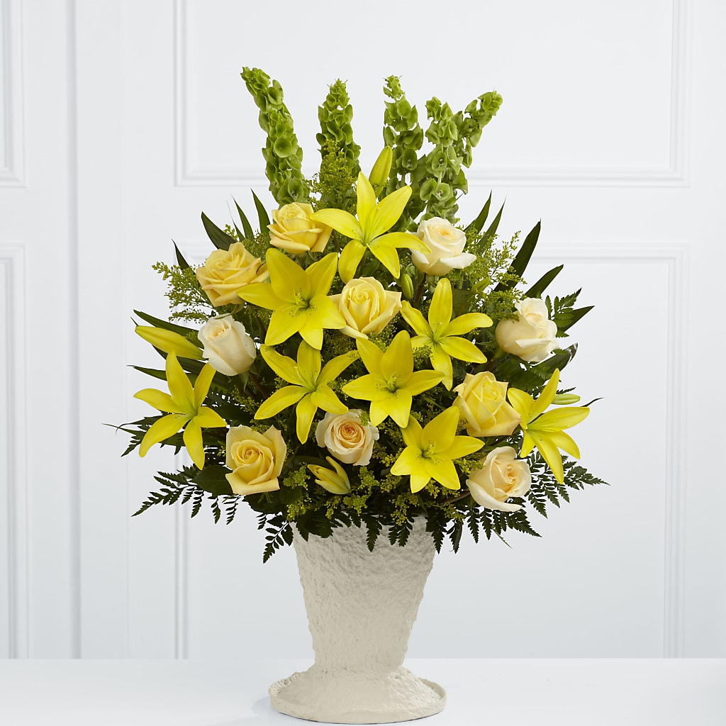 Golden Memories Arrangement –  Gathered Blooms By Emily, Fairburn GA