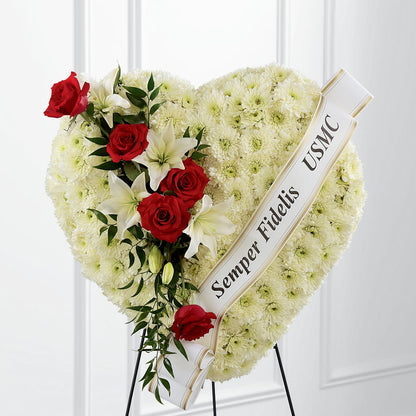 Heartfelt Hero Standing Heart –  Gathered Blooms By Emily, Fairburn GA