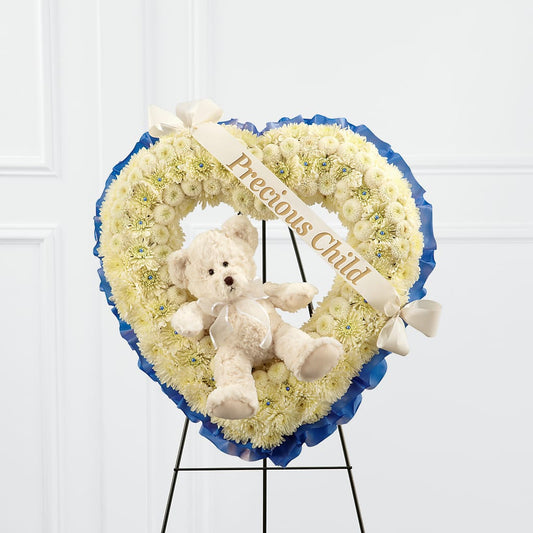 Precious Child Standing Heart –  Gathered Blooms By Emily, Fairburn GA