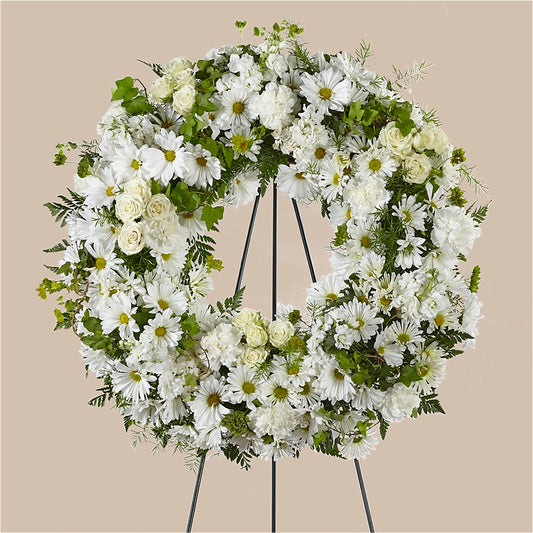 Faithful Wishes Wreath –  Gathered Blooms By Emily, Fairburn GA