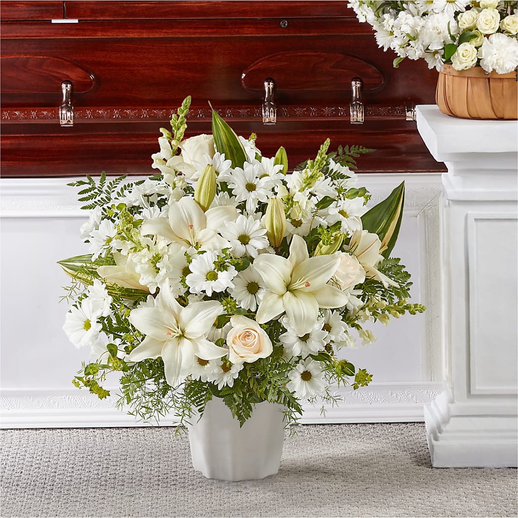Thoughts of Tranquility Floor Basket –  Gathered Blooms By Emily, Fairburn GA