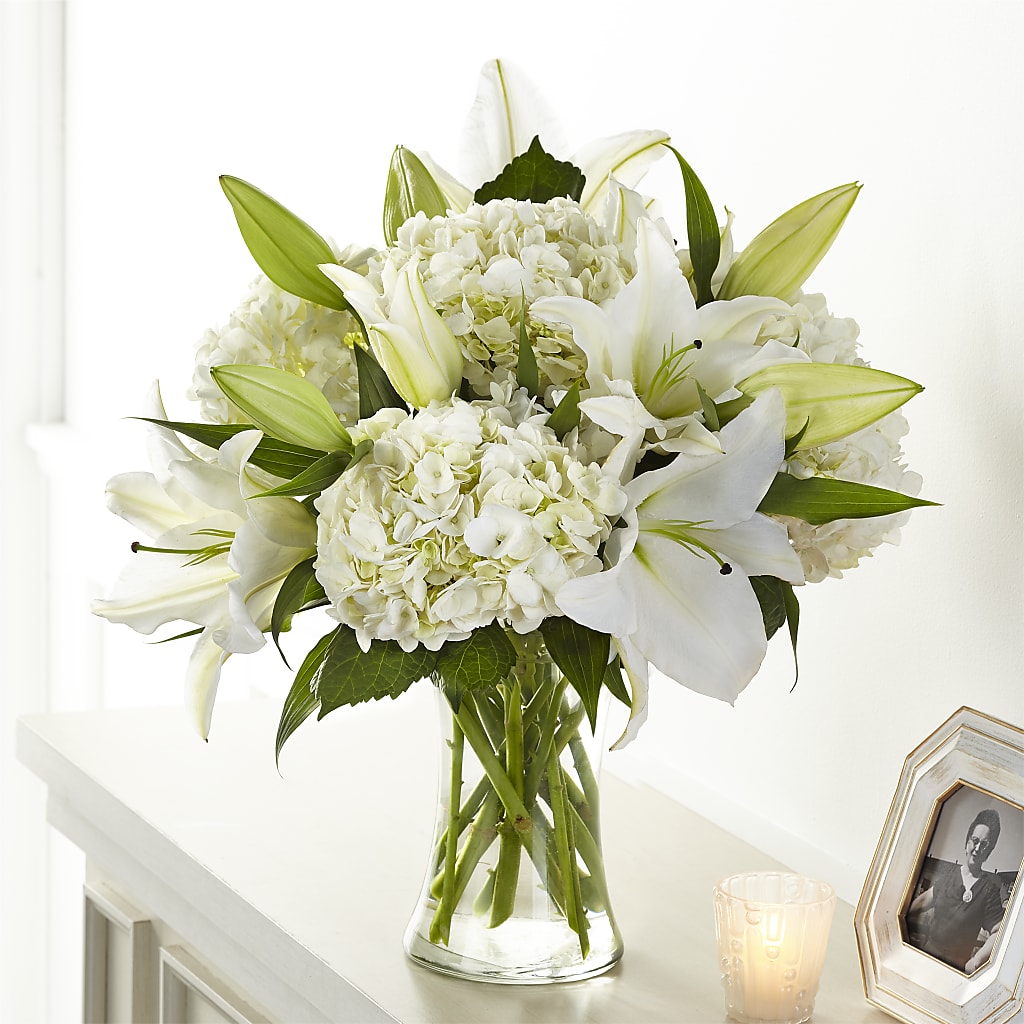 Compassionate Lily Bouquet –  Gathered Blooms By Emily, Fairburn GA