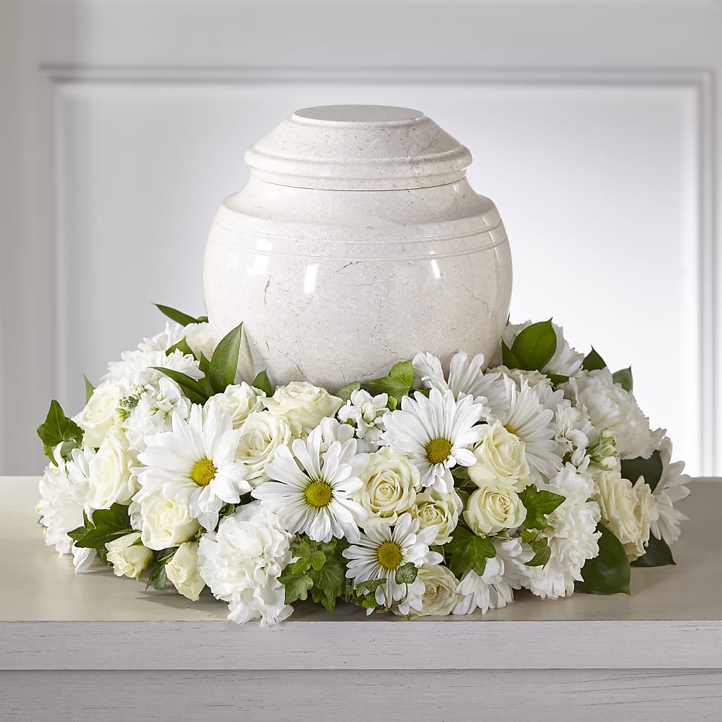 Ivory Gardens Cremation Adornment –  Gathered Blooms By Emily, Fairburn GA