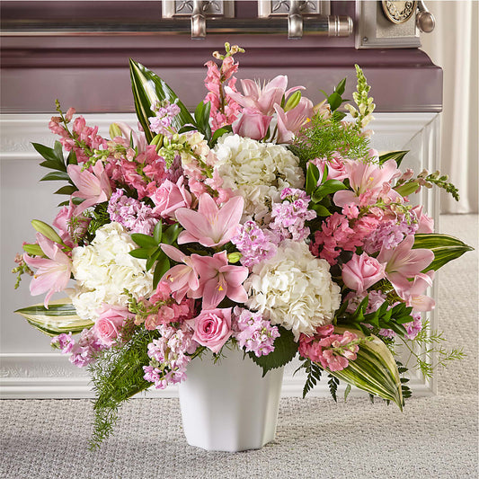 Simply Serene Floor Basket –  Gathered Blooms By Emily, Fairburn GA