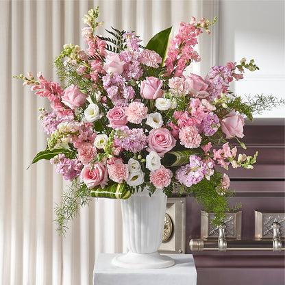 Divine Comfort Arrangement –  Gathered Blooms By Emily, Fairburn GA