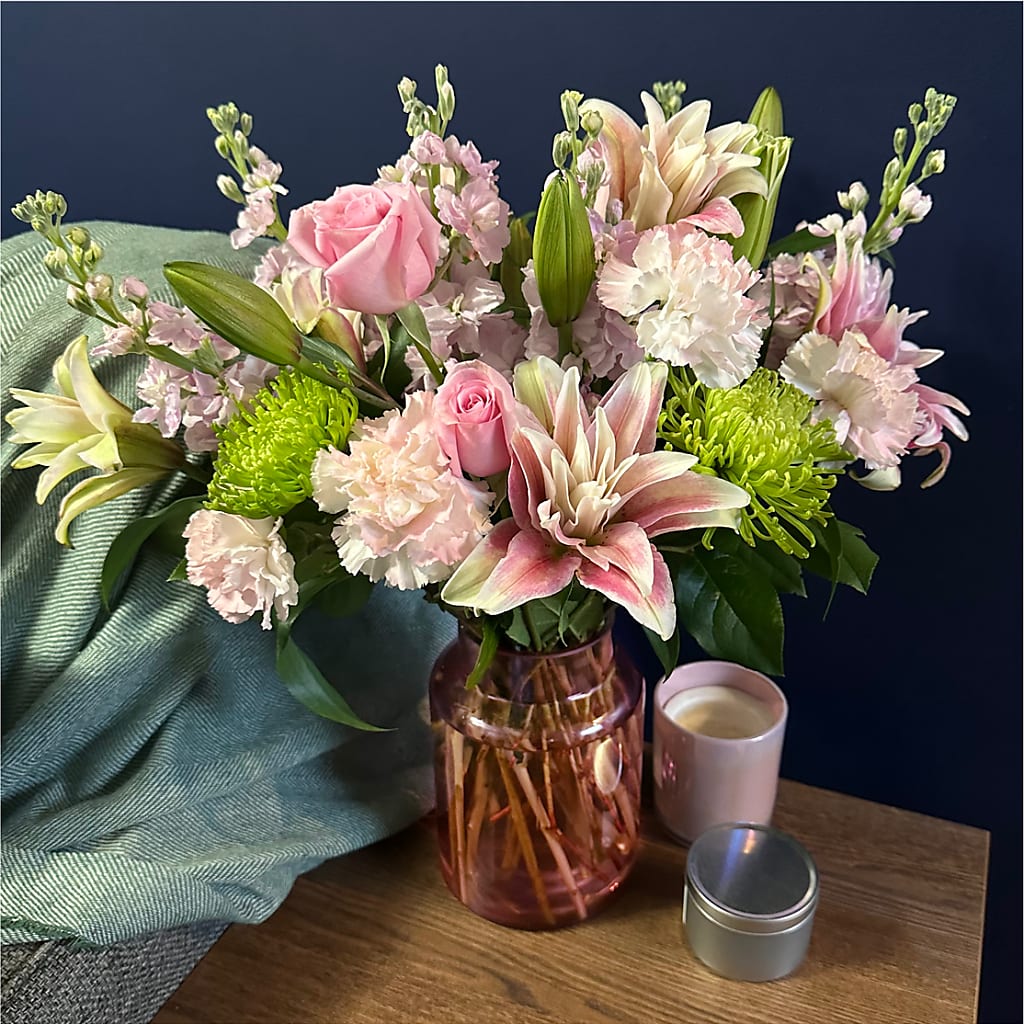 Pretty in Pink Bouquet –  Gathered Blooms By Emily, Fairburn GA