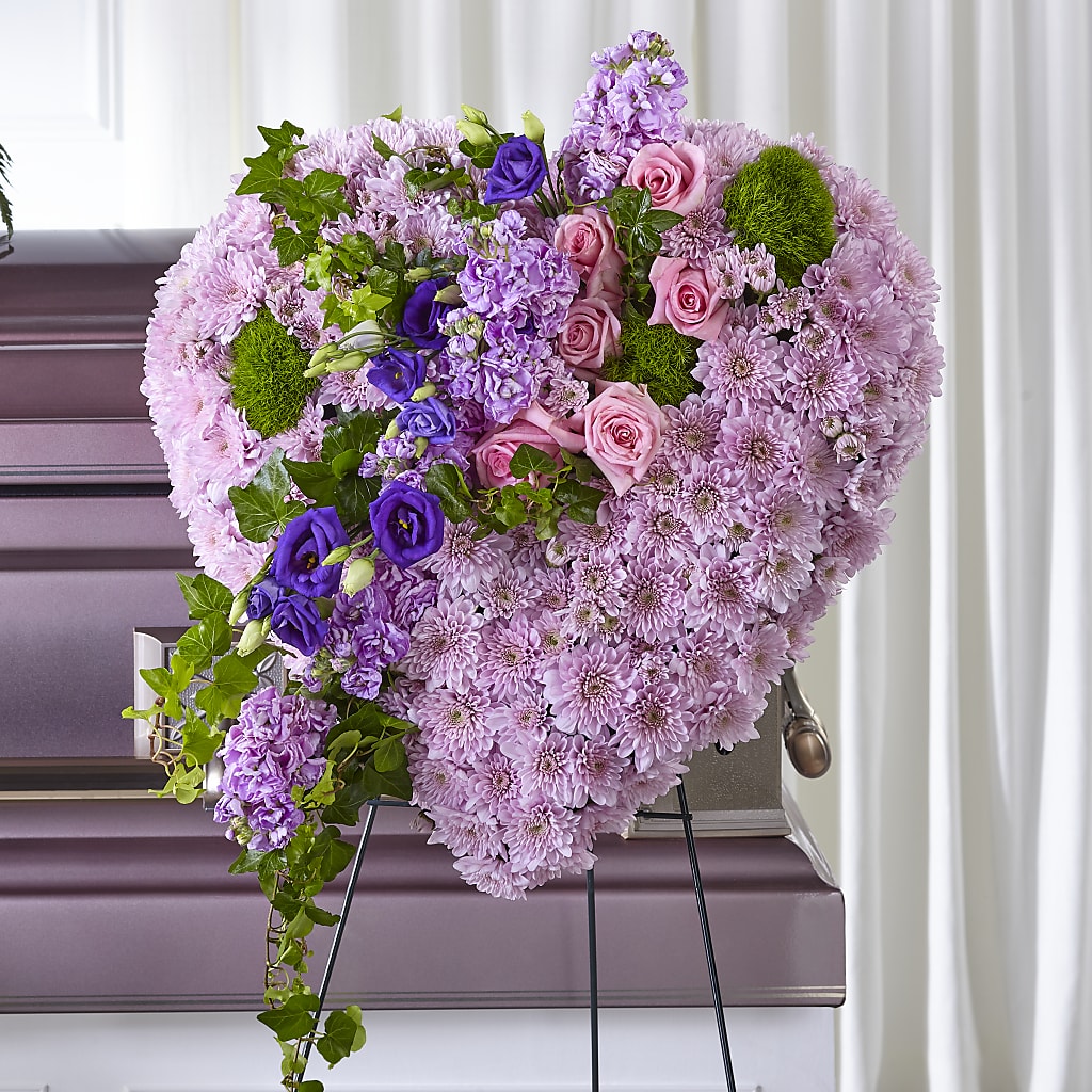 Treasured Love Standing Heart –  Gathered Blooms By Emily, Fairburn GA