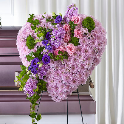 Treasured Love Standing Heart –  Gathered Blooms By Emily, Fairburn GA
