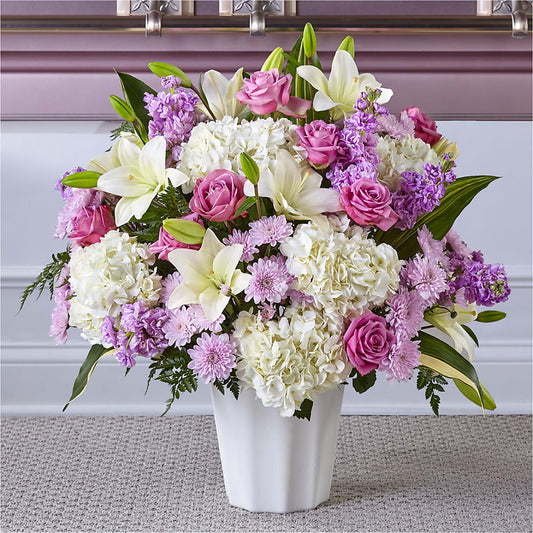 Heaven Sent Floor Basket –  Gathered Blooms By Emily, Fairburn GA