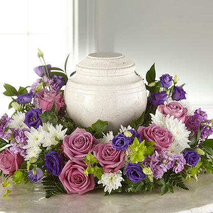 Blooming Sympathy Cremation Adornment –  Gathered Blooms By Emily, Fairburn GA