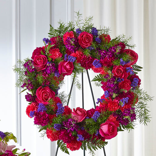 Calming Colors Wreath –  Gathered Blooms By Emily, Fairburn GA