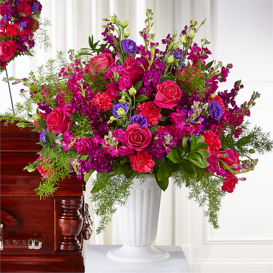 Eternal Day Arrangement –  Gathered Blooms By Emily, Fairburn GA