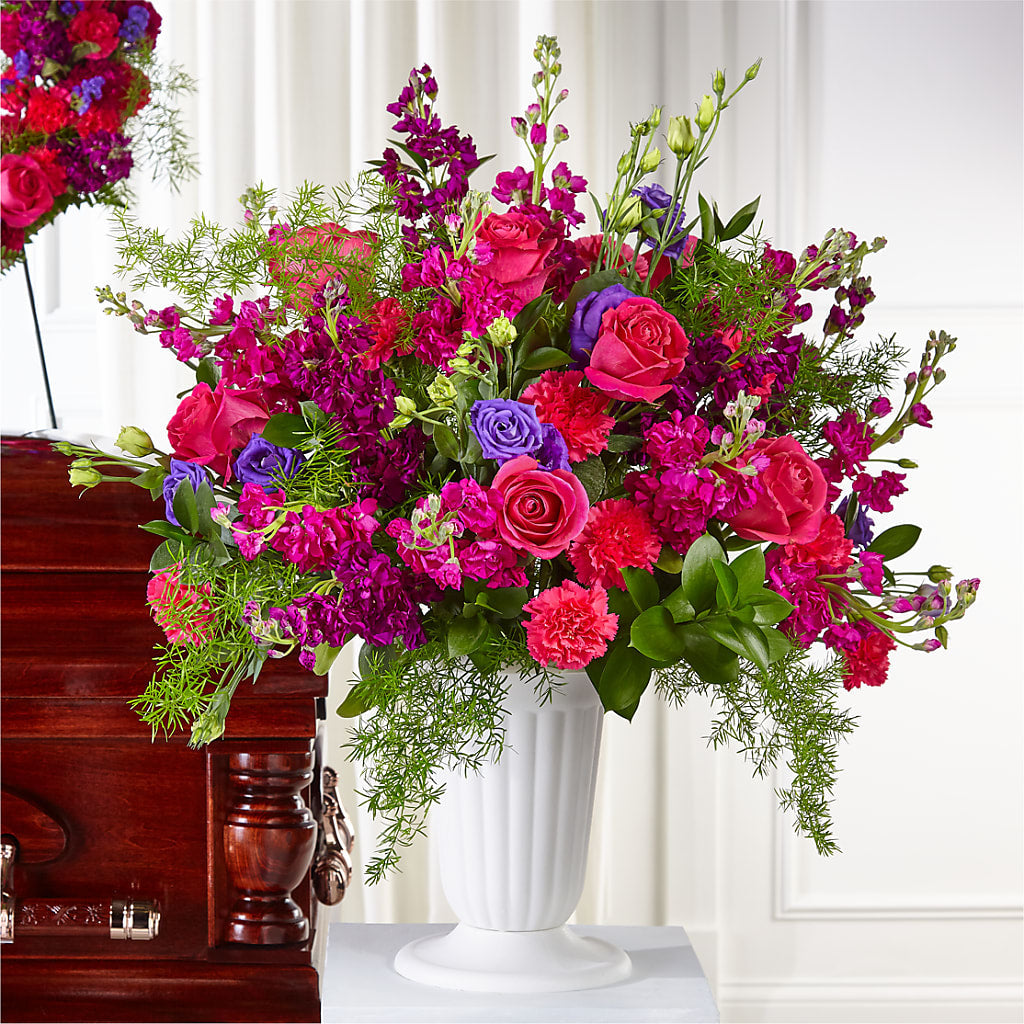 Eternal Day Arrangement –  Gathered Blooms By Emily, Fairburn GA