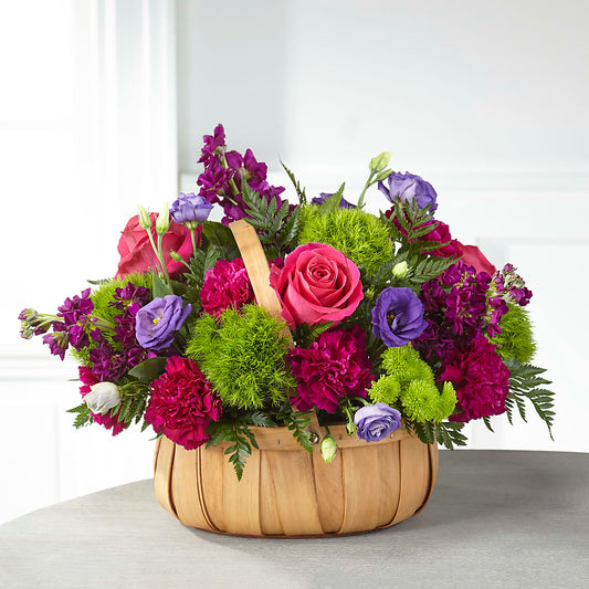 Serene Sanctuary Basket –  Gathered Blooms By Emily, Fairburn GA