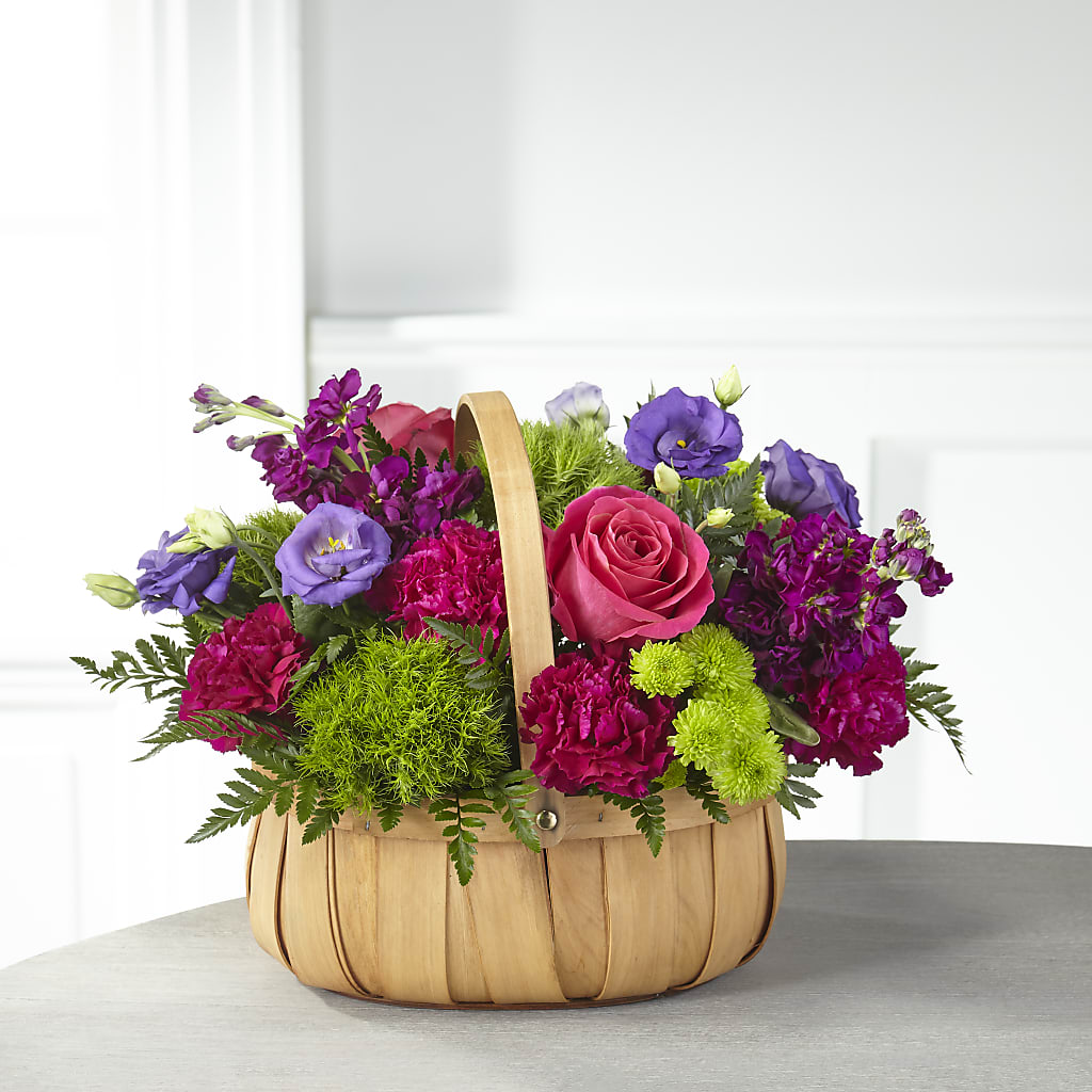 Serene Sanctuary Basket –  Gathered Blooms By Emily, Fairburn GA