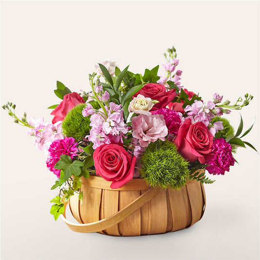 Radiance in Bloom Basket –  Gathered Blooms By Emily, Fairburn GA