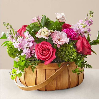 Radiance in Bloom Basket –  Gathered Blooms By Emily, Fairburn GA