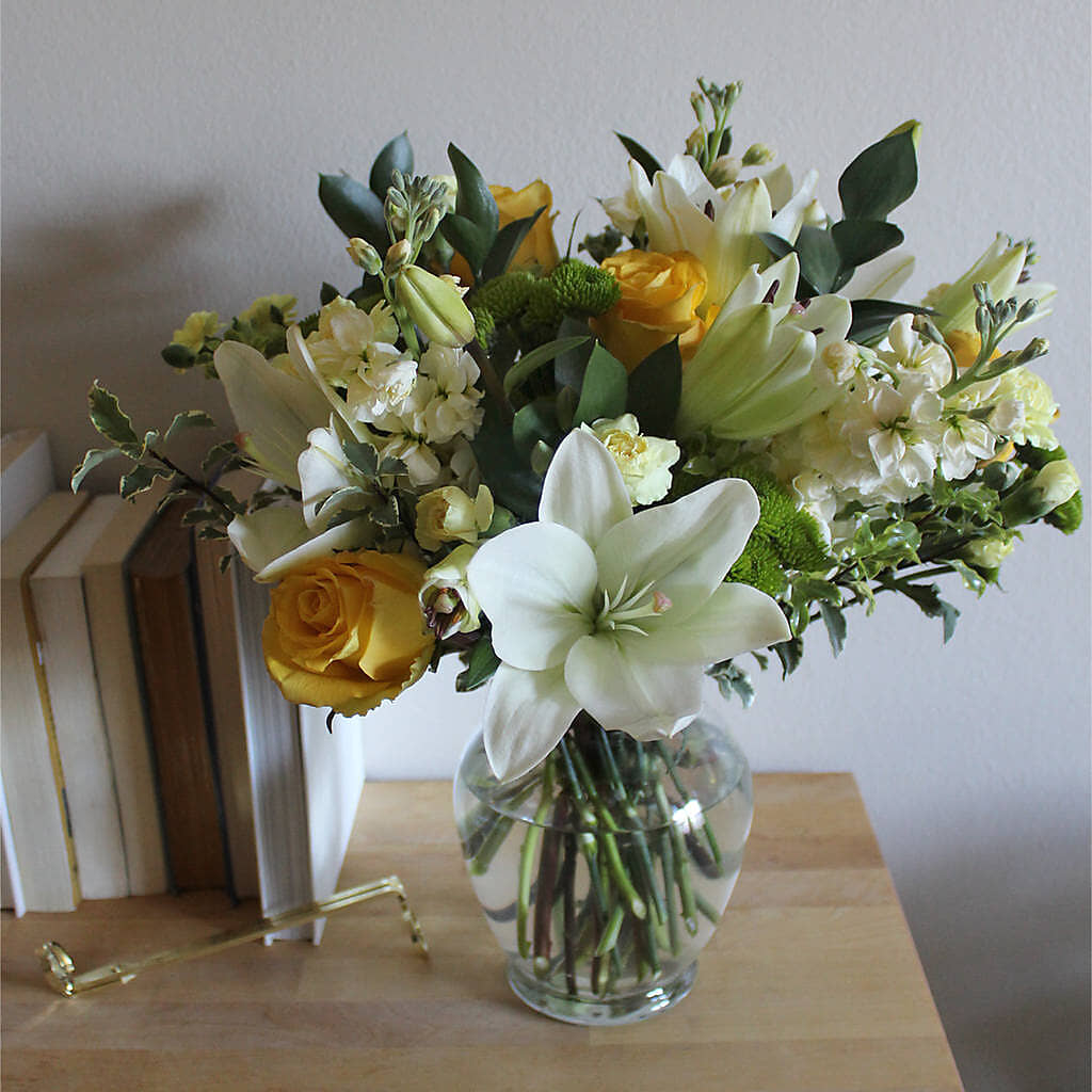 Hope & Serenity Bouquet –  Gathered Blooms By Emily, Fairburn GA