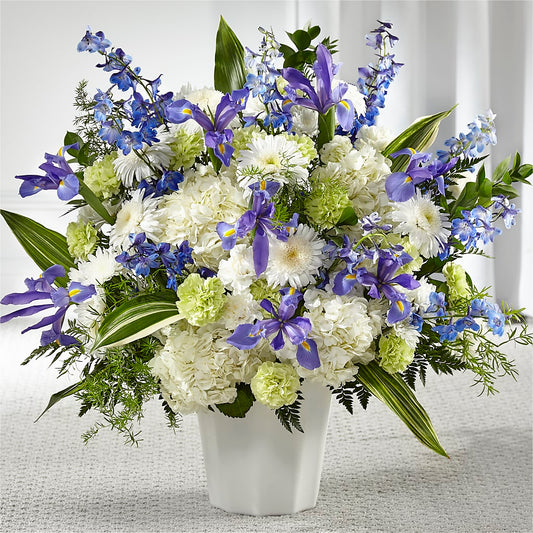 Soft Serenity Floor Basket –  Gathered Blooms By Emily, Fairburn GA