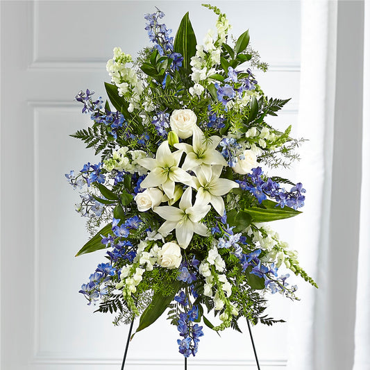 Faithful Friend Standing Spray –  Gathered Blooms By Emily, Fairburn GA