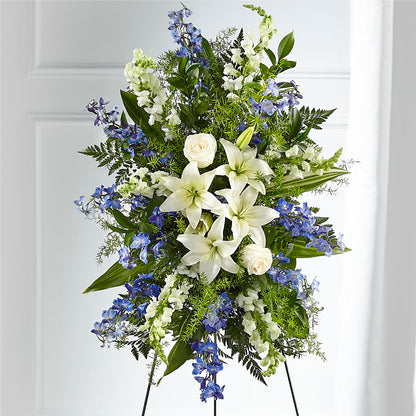 Faithful Friend Standing Spray –  Gathered Blooms By Emily, Fairburn GA