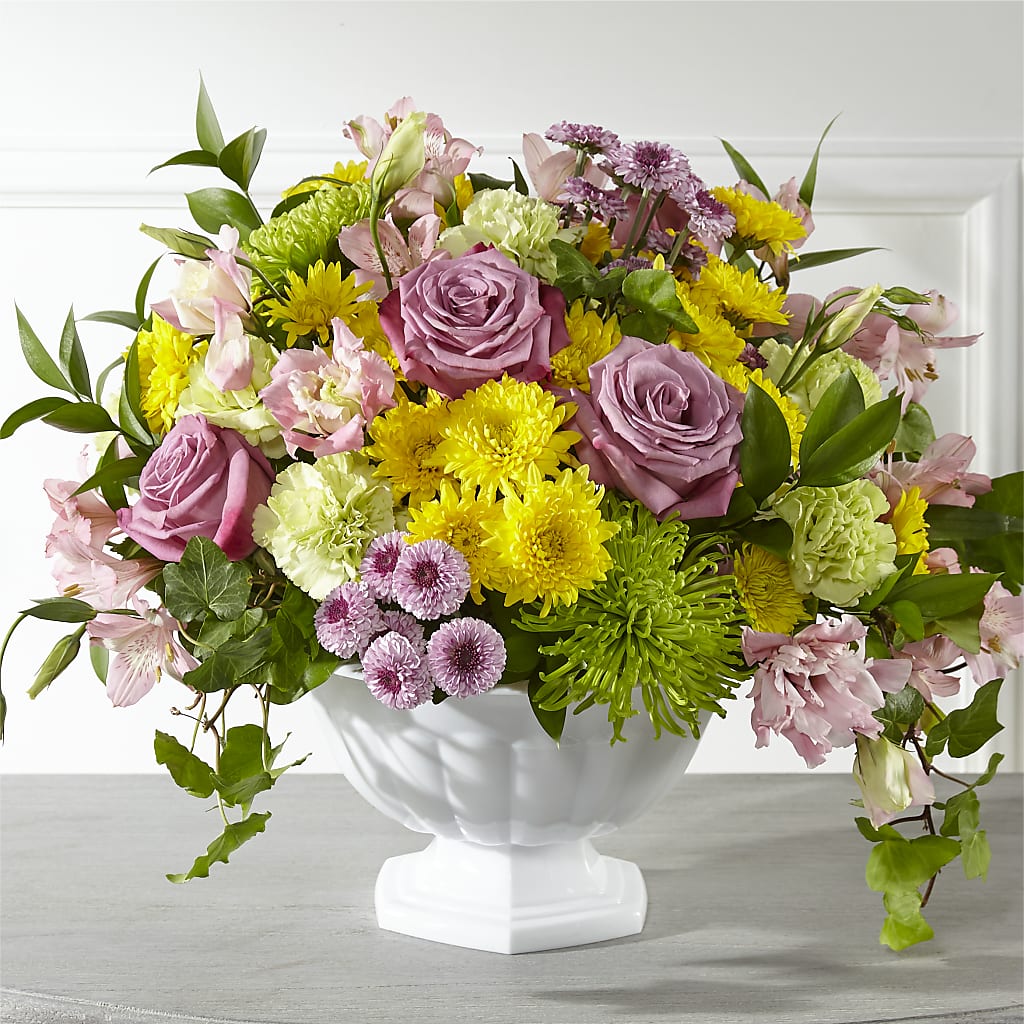 Healing Thoughts Arrangement –  Gathered Blooms By Emily, Fairburn GA