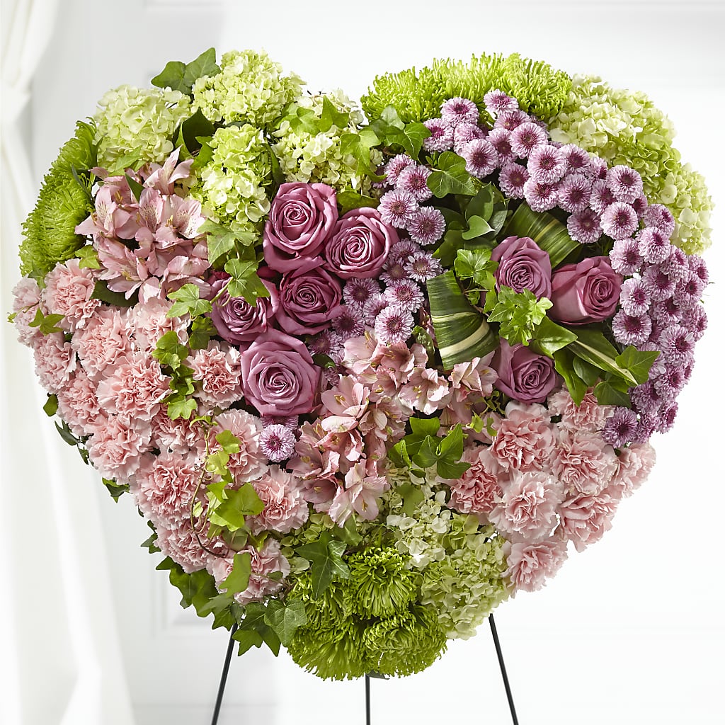 Heartwarming Standing Heart –  Gathered Blooms By Emily, Fairburn GA