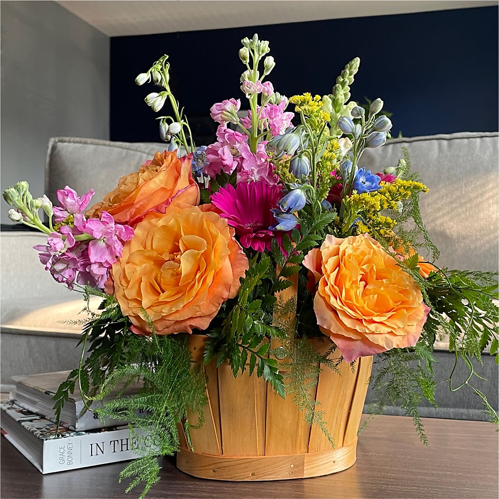 Garden of Life Basket –  Gathered Blooms By Emily, Fairburn GA