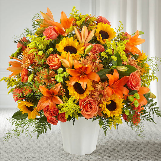 Harvest Thoughts Floor Basket –  Gathered Blooms By Emily, Fairburn GA