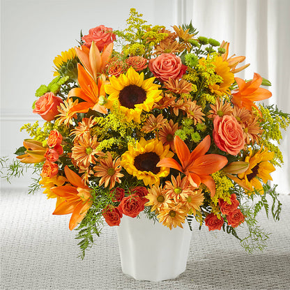 Harvest Thoughts Floor Basket –  Gathered Blooms By Emily, Fairburn GA