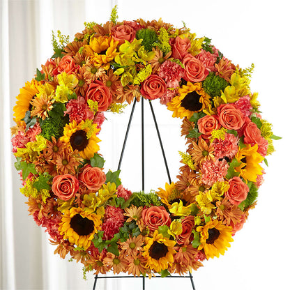 Autumnal Memories Wreath (Standard) –  Gathered Blooms By Emily, Fairburn GA
