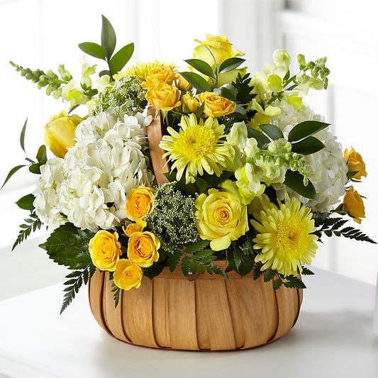 Rustic Remembrance Basket –  Gathered Blooms By Emily, Fairburn GA