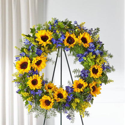 Bright Rays Wreath –  Gathered Blooms By Emily, Fairburn GA