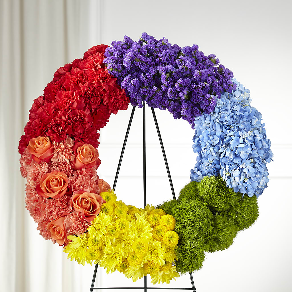 Circle of Love Wreath –  Gathered Blooms By Emily, Fairburn GA