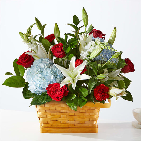 Greater Glory Basket –  Gathered Blooms By Emily, Fairburn GA