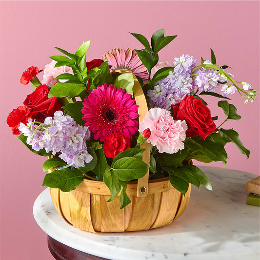 Pink Picnic Basket –  Gathered Blooms By Emily, Fairburn GA